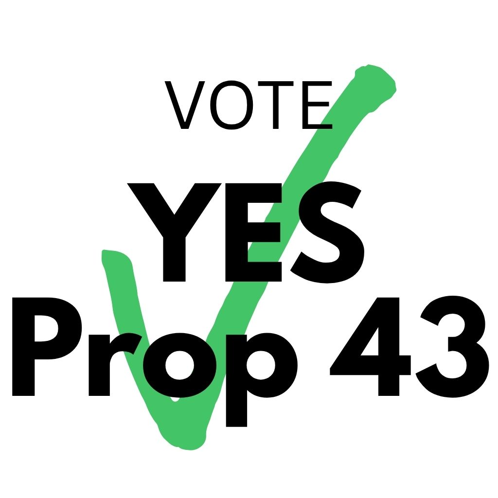 YES prop 43 YES prop 43
